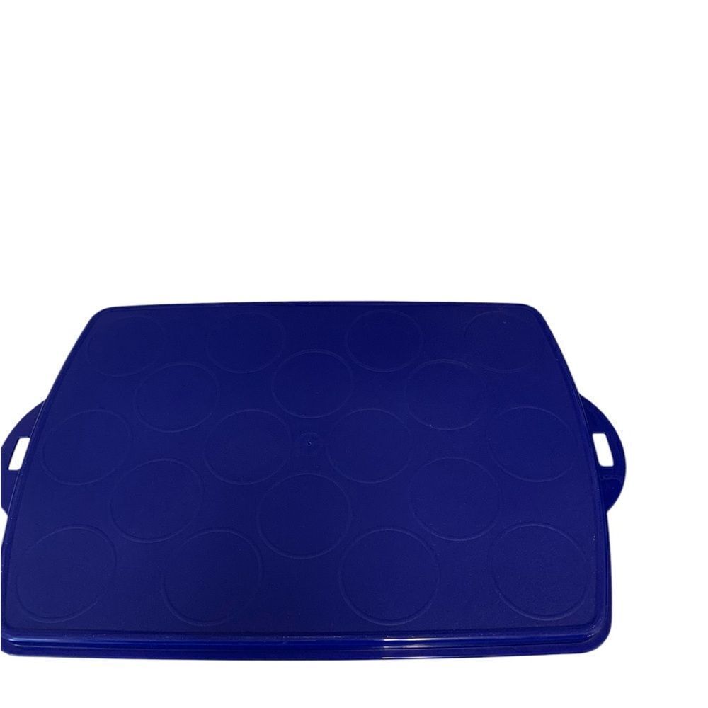 Tupperware Rectangular Cake/Cupcake Taker in Tokyo Blue - Picture 4 of 5